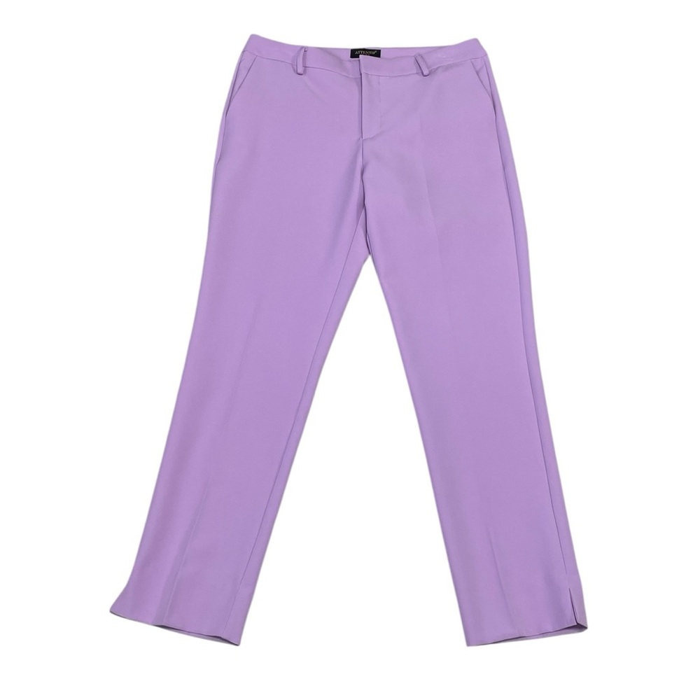 Attentif Paris Purple Pants NWT Pockets Size 42